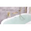 Robinet de baignoire mural à poignée simple avec douche à main