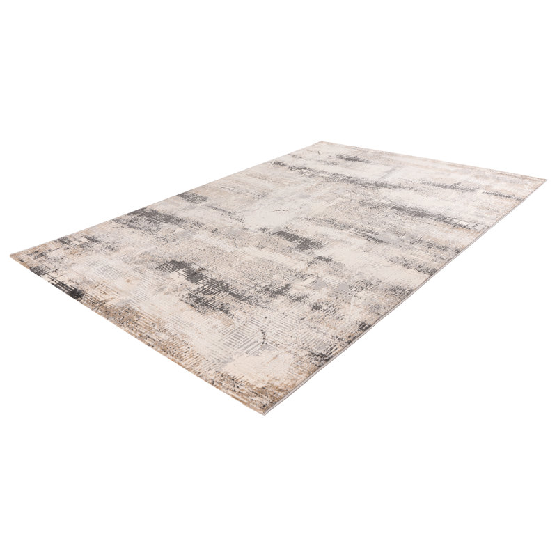 Salsa Abstract Area Rug, Grey/Brown/Blue, Rectangle 160 x 230cm