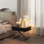 Lampe de table moderne en céramique avec abat-jour dôme