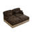 Modern Sofas, Leopard Chenille Modular Loveseat, Spacious Home Lounge
