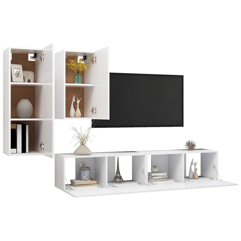 Blackjr Unfinished Floating Entertainment Centre for TVs up to 88"