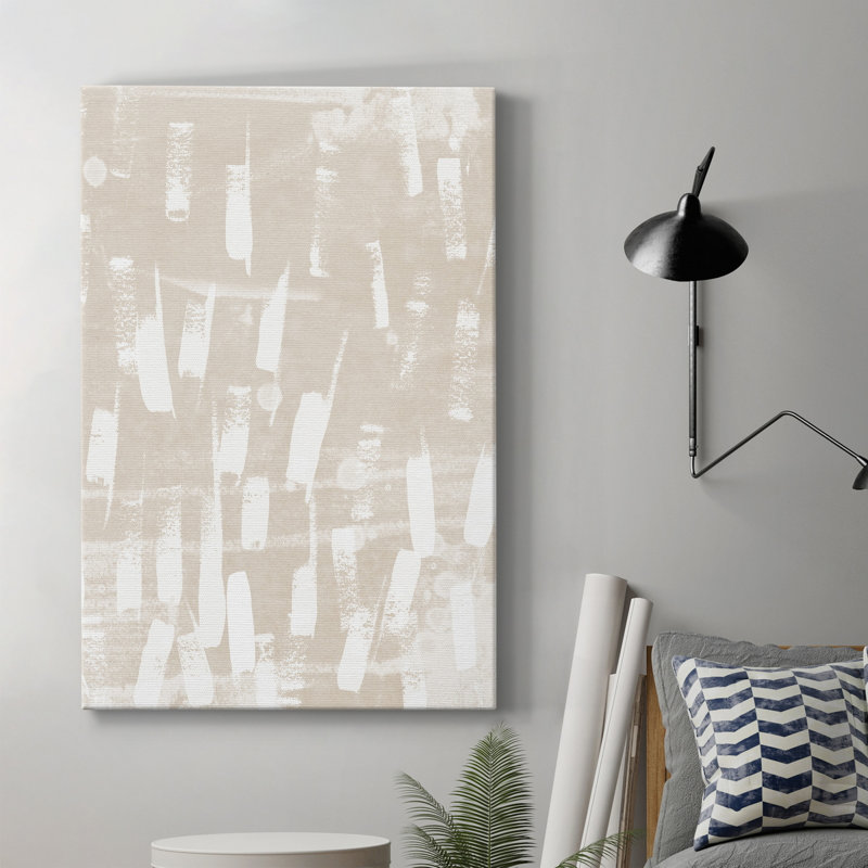 Terre gravée sur toile IV - Toile tendue avec châssis de qualité supérieure, H 60 po x l 40 po x P 1 po