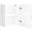 Kitchen Wall Cabinets 2 Pcs Kalmar White Engineered Wood
