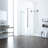 Elan 52-56" W x 74" H Sliding Frameless Shower Door with 3/8" Clear Glass-98714378