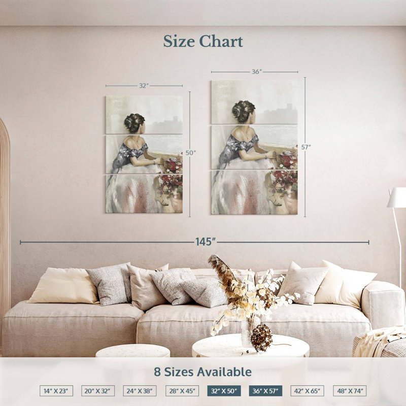 Leisha Romantic Soft Window, 50" H x 32" W