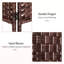 Paravent Artistic Brown Cloison portative et décorative de 6 pi de hauteur. Polyvalent pour créer dans différentes pièces