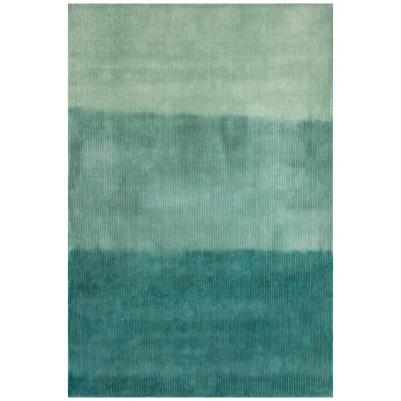 Tapis d'intérieur à rayures tibétaines Gragg, Rectangle 3 pi 6 po x 5 pi 6 po