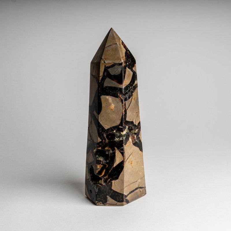 Genuine Polished Septarian Druzy Point from Madagascar (5 Lbs)