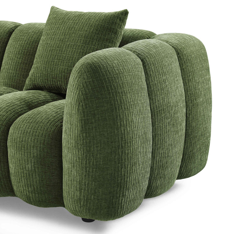 Canapé de style Winnie d'Ollis Minimore, Vert