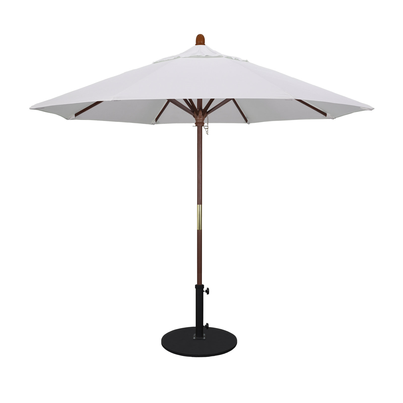 Manford 108'' Outdoor Umbrella, Natural - Polyester
