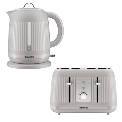 Dawn 1.7L Kettle & 4 Slice Toaster Oatmeal Cream