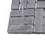 30 carreaux de terrasse imbriqués à carreaux, plancher en bois d'acacia gris clair carré 12 po x 12 po