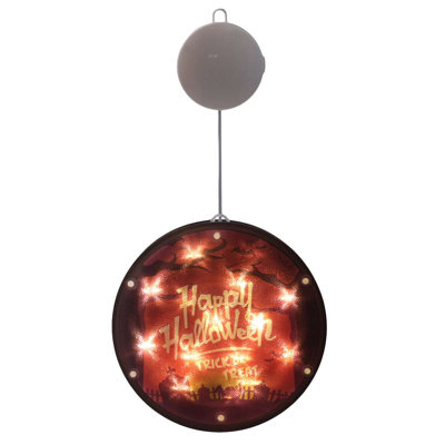 Mini Halloween Window Lights Halloween Decoration Hanging Lights for Indoor Outdoor Home Decor
