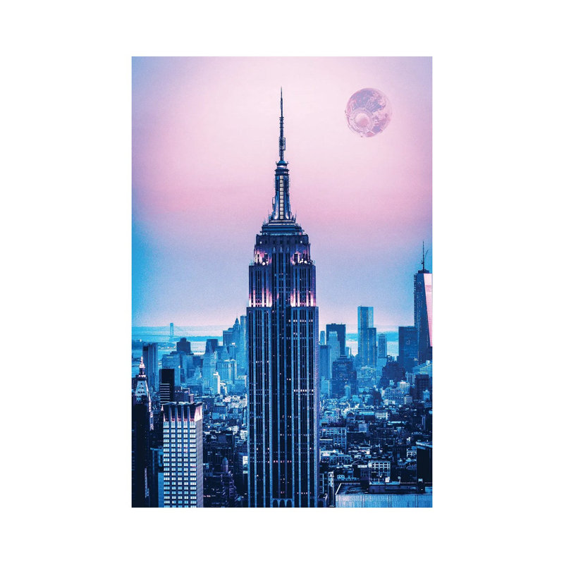 London 2077 by Gab Fernando - Wrapped Canvas Gallery-Wrapped Canvas Giclée, 20.32 cm H x 30.48 cm W