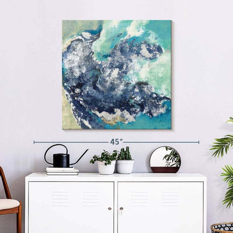 Turquoise Avery, 30'' H x 30'' W