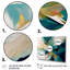 Crème et vert harmonique Convergence II, reproduction d'art sur toile-829792435-829792440