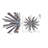 Rosa Modern 8-Light Sputnik Glass Chandelier -22986191