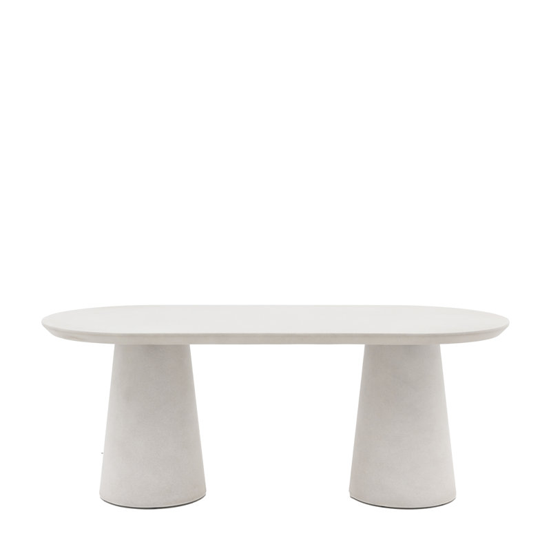 Oval Dining Table, Cream