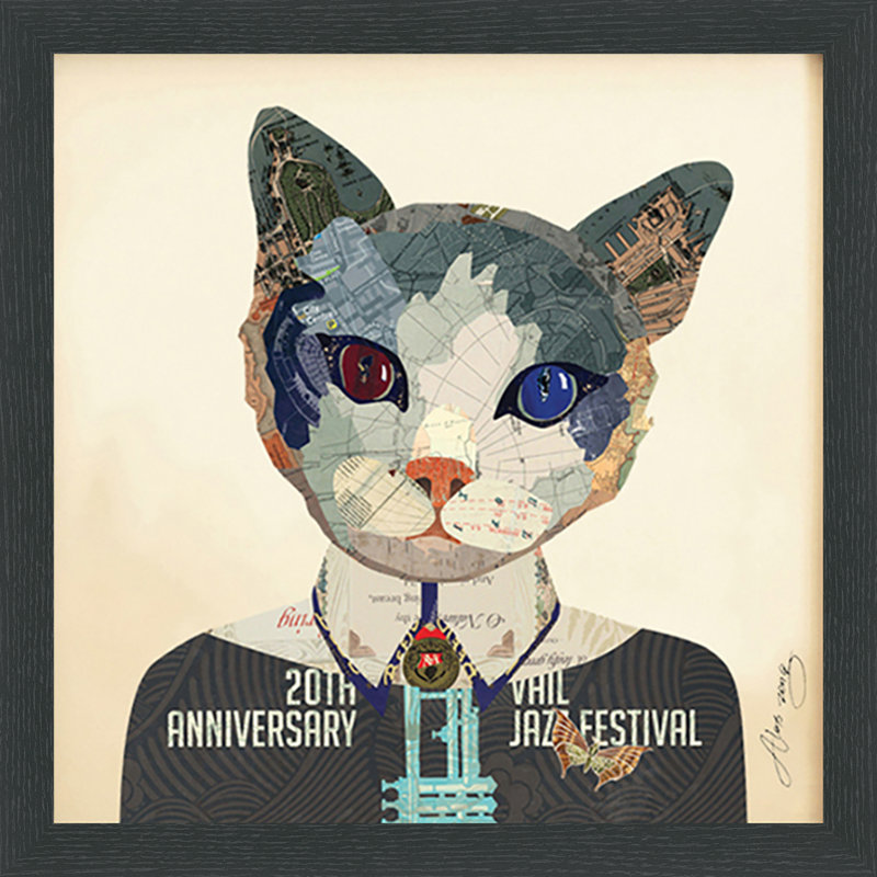 « funky cat 1 », impression