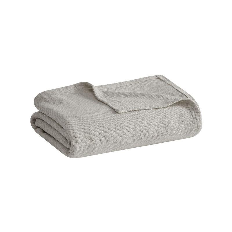 Couverture en coton Gracie Mills Brock Classic, Double/grand, Bleu marine