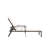 Adjustable Aluminium Cast Lounge Chair In Beige With Cross Weave And Rolling Wheels, Material, Package Depth 41.73 In, Width 24.41 Height 12.99 Weight 40.79 Lb , Weave,
