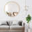 Modern Round Framed Wall Mounted Mirror-17459359-24520698