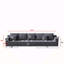 Canapé modulaire profond en velours côtelé avec porte-gobelets, aucun assemblage requis pour un confort ultime-118055604