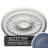 Endurathane Granada Ceiling Medallion, 19"OD x 1 1/2"P (Fits Canopies up to 7 1/8"), Hand-Painted Witch Hazel Finish-28576514