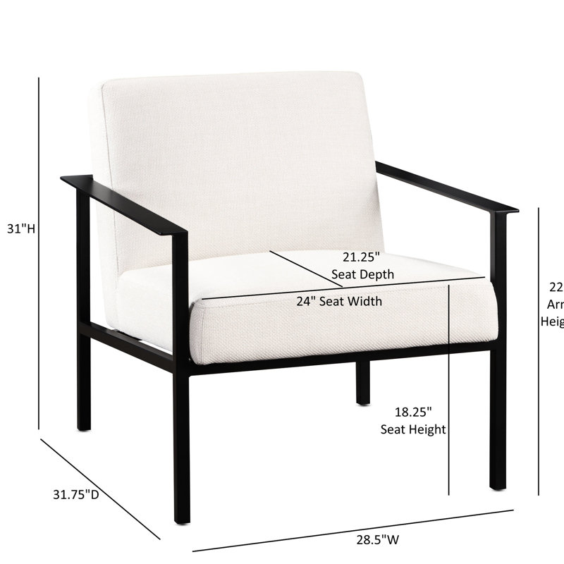 Élégante chaise d'appoint blanche avec égratignures