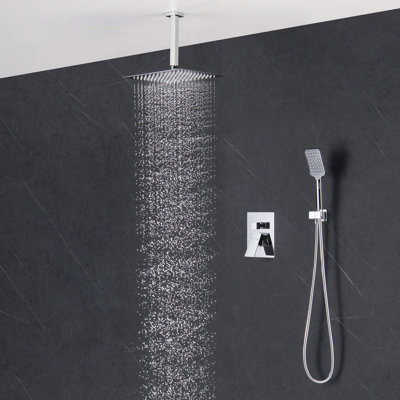 Système de douche cubique à pression équilibrée 2 fonctions avec valve brute