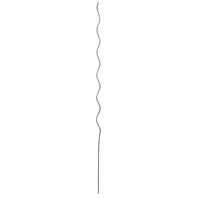Spiral Plant Support Green Steel Tall Durable, 0.6cm H x 150cm W x 0.6cm D, Green