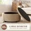 Repose-pieds rembourré avec rangement Winston Porter-451026766