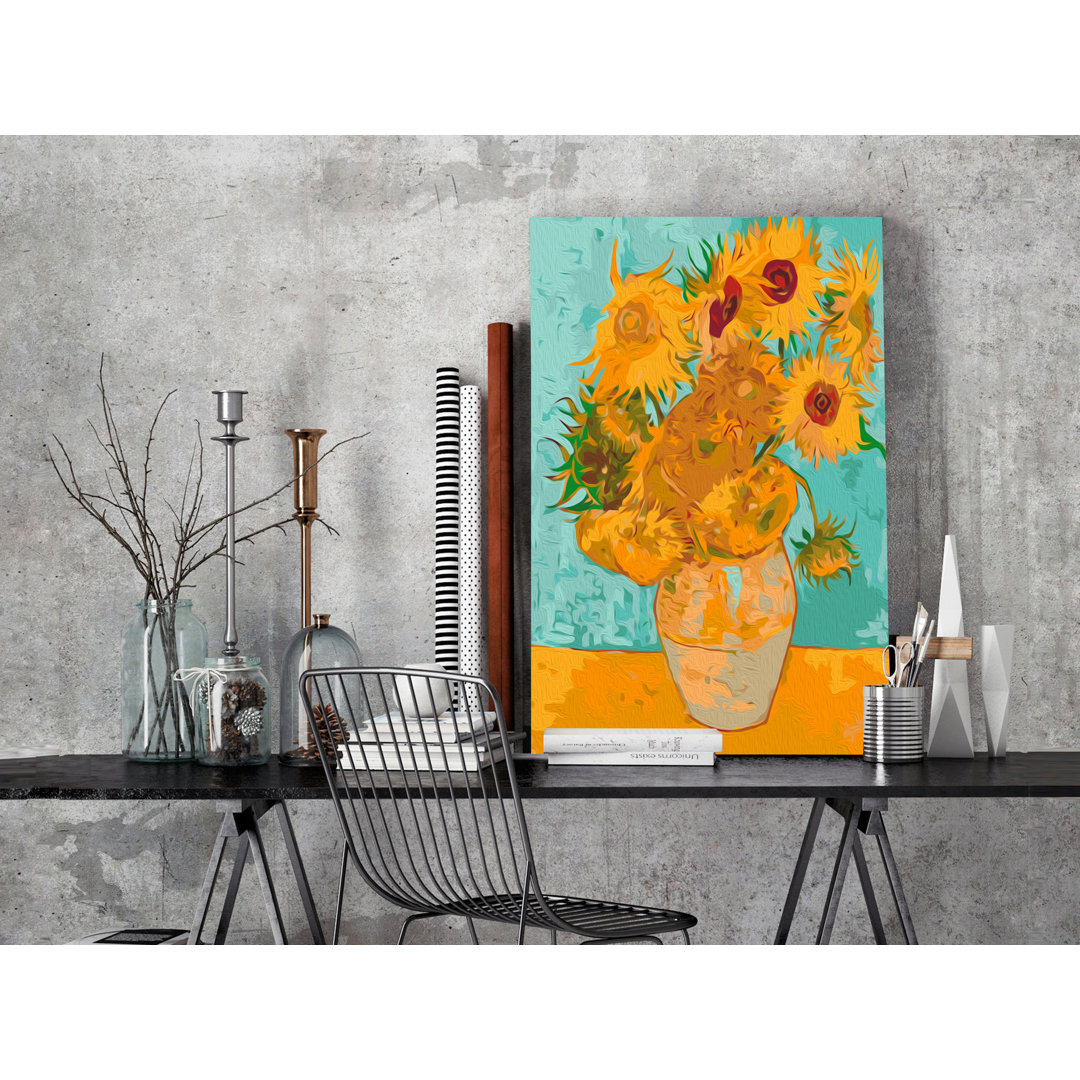 Leinwandbild Sunflowers von Vincent Van Gogh