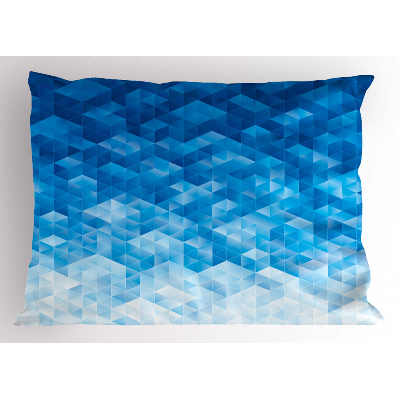 Polyester Geometric Sham Set, Twin