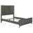 Bertfriede Wood California King Panel Bed Grey-90106154
