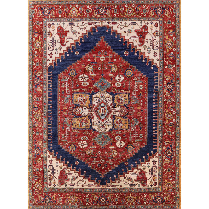 Rininger Oriental Indoor Rug, Round 8'