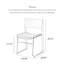 Retro Wabi Sabi Style Solid Wood White Oak Backrest Dining Chair-112498925
