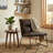Laverock Faux Leather Slipper Chair-1996098982
