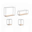 32 cm H x 43 cm W Floating Shelf Bookcase