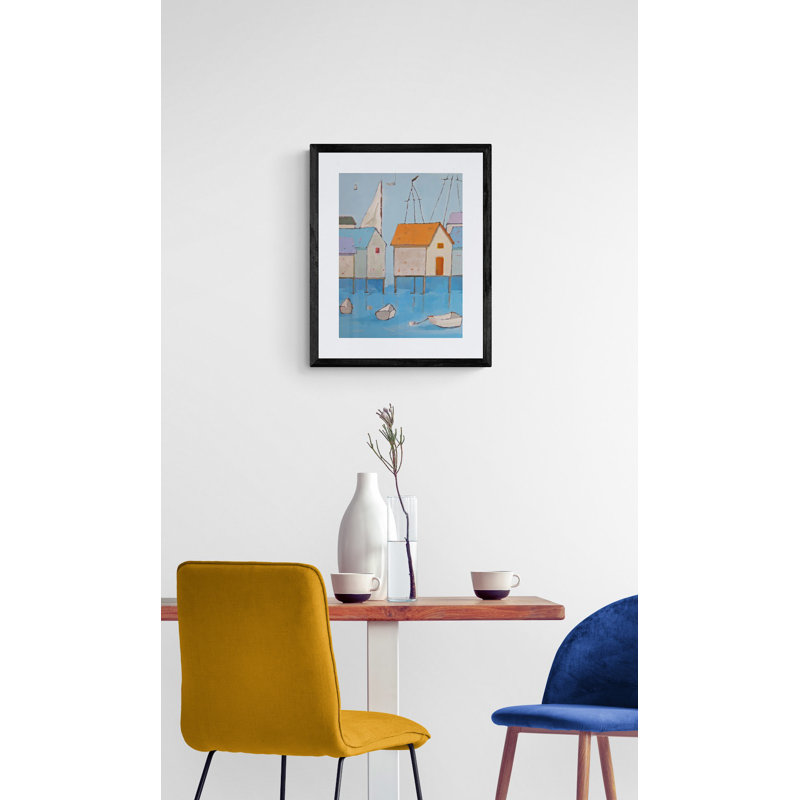 Boat House Row Print by Phyllis Adams, 16" H x 20" W