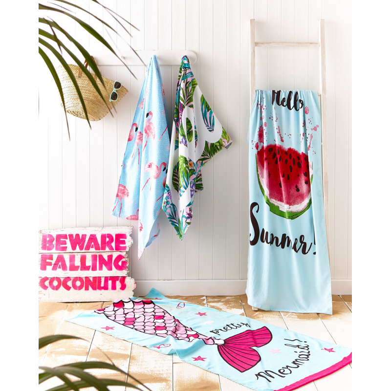Mermaid Beach Towel Single