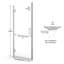 Coppia 24" W x 72" H Framed Shower Door-378829355-378829352