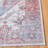 Katelyn Oriental Pink/Blue/Black/Ivory Area Rug-804056465