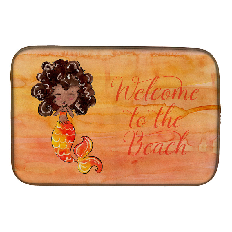 Tapis de séchage sirène welcome