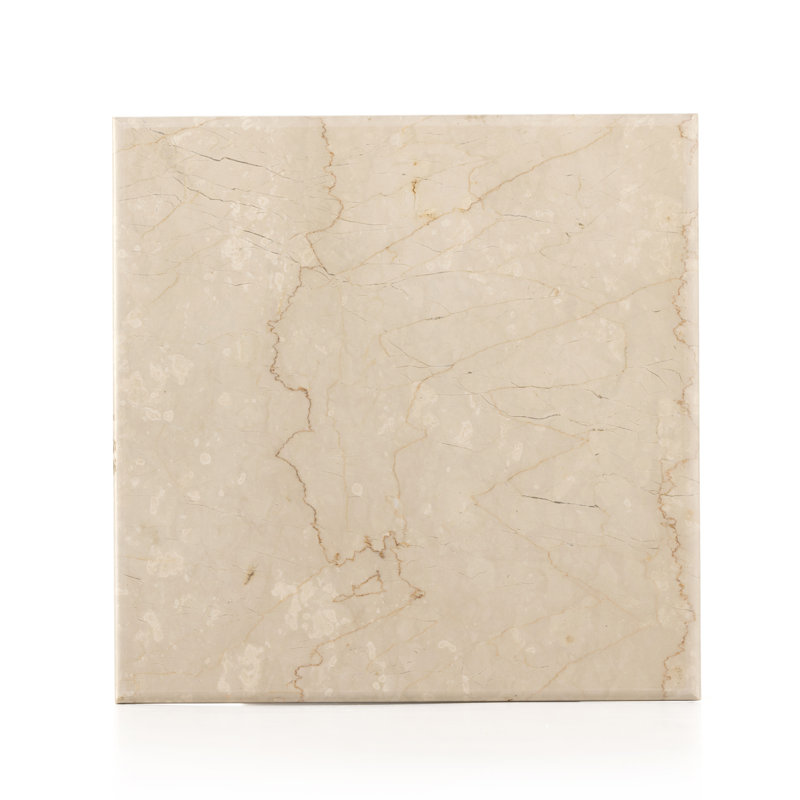 Arum Marble End Table, Cream