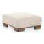 JUNE OTTOMAN PERFORMANCE FABRIC OATMEAL