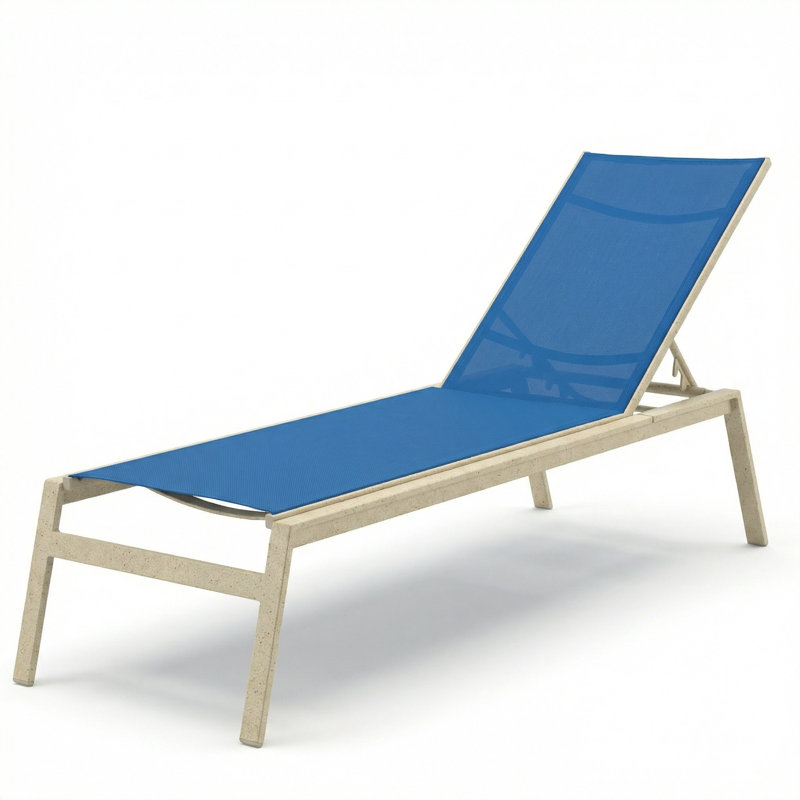 Chaise, Royal Blue Sling/Sandea