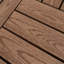 Ensemble de 20 tuiles de terrasse en bois et en plastique-104280915