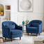Fauteuil capitonné avec coussin-427350587