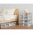 Shoe Storage Box,12 Pcs Stackable Shoe Boxes Clear Plastic Shoe Organizer Shoe Containers With Lids,Fit UK 9.5,White